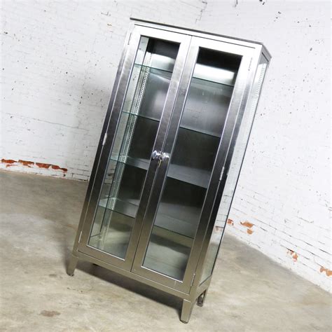 medicine cabinet steel grey industrial|global medical cabinets.